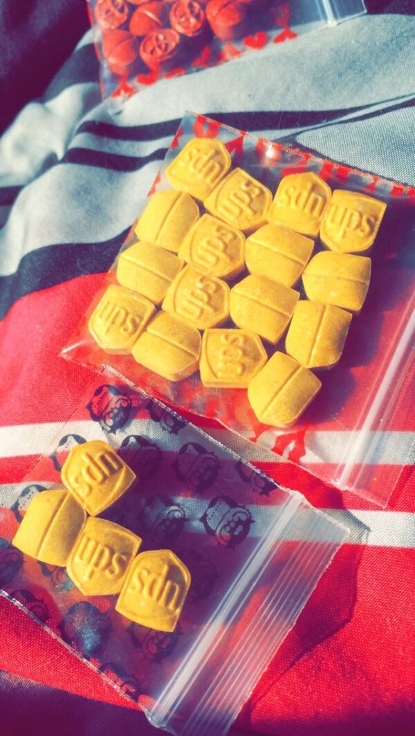 Yellow UPS with 220mg mdma - Image 2